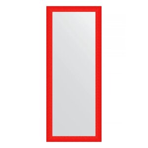 Зеркало напольное в багетной раме, красная волна 89 мм, 82x201 см