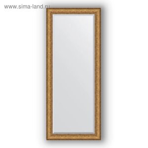 Зеркало с фацетом в багетной раме - медный эльдорадо 73 мм, 64 х 154 см, Evoform