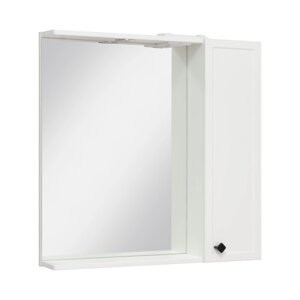 Зеркало-шкаф для ванной комнаты "Римини 75" правый, 14,7 х 75 х 75 см