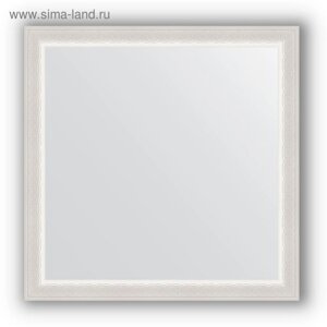 Зеркало в багетной раме - алебастр 48 мм, 62 х 62 см, Evoform