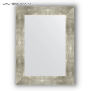 Зеркало в багетной раме - алюминий 90 мм, 60 х 80 см, Evoform