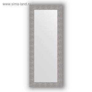 Зеркало в багетной раме - чеканка серебряная 90 мм, 60 х 150 см, Evoform