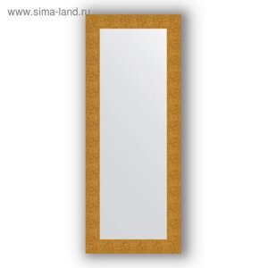 Зеркало в багетной раме - чеканка золотая 90 мм, 60 х 150 см, Evoform