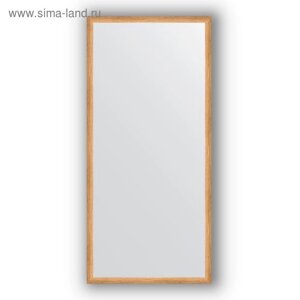 Зеркало в багетной раме - клен 37 мм, 70 х 150 см, Evoform