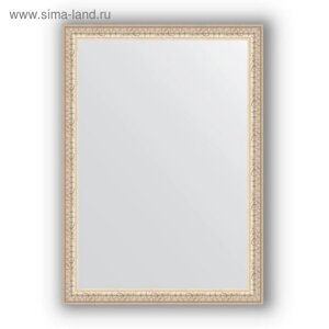 Зеркало в багетной раме - мельхиор 41 мм, 51 х 71 см, Evoform