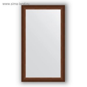 Зеркало в багетной раме - орех 65 мм, 66 х 116 см, Evoform
