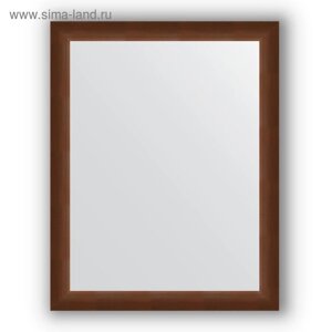 Зеркало в багетной раме - орех 65 мм, 76 х 96 см, Evoform