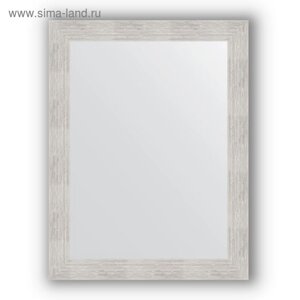 Зеркало в багетной раме - серебряный дождь 70 мм, 66 х 86 см, Evoform