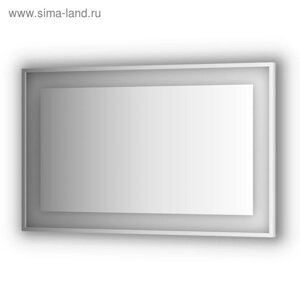 Зеркало в багетной раме со встроенным LED-светильником 29,5 Вт, 120x75 см, Evoform