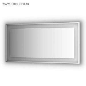 Зеркало в багетной раме со встроенным LED-светильником 35,5 Вт, 150x75 см, Evoform