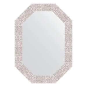 Зеркало в багетной раме, соты алюминий 70 мм, 52x72 см