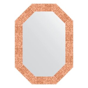 Зеркало в багетной раме, соты медь 70 мм, 52x72 см