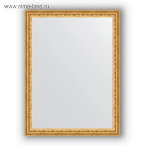 Зеркало в багетной раме - сусальное золото 47 мм, 62 х 82 см, Evoform