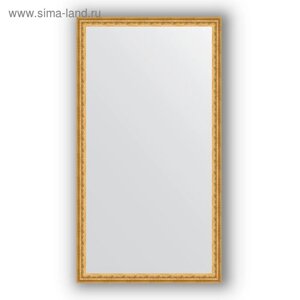 Зеркало в багетной раме - сусальное золото 47 мм, 72 х 132 см, Evoform