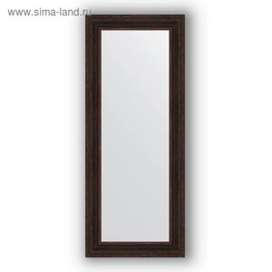 Зеркало в багетной раме - тёмный прованс 99 мм, 62 х 152 см, Evoform