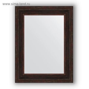 Зеркало в багетной раме - тёмный прованс 99 мм, 62 х 82 см, Evoform