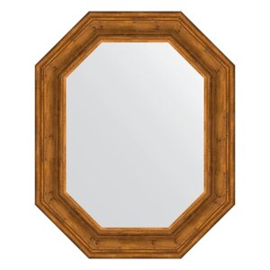 Зеркало в багетной раме, травленая бронза 99 мм, 64x79 см