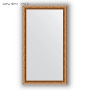 Зеркало в багетной раме - версаль бронза 64 мм, 65 х 115 см, Evoform