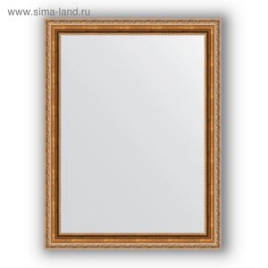 Зеркало в багетной раме - версаль бронза 64 мм, 65 х 85 см, Evoform