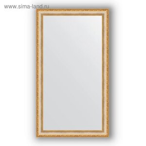 Зеркало в багетной раме - версаль кракелюр 64 мм, 65 х 115 см, Evoform