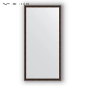 Зеркало в багетной раме - витой махагон 28 мм, 48 х 98 см, Evoform