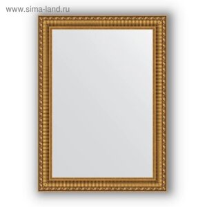Зеркало в багетной раме - золотой акведук 61 мм, 54 х 74 см, Evoform
