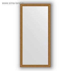 Зеркало в багетной раме - золотой акведук 61 мм, 74 х 154 см, Evoform