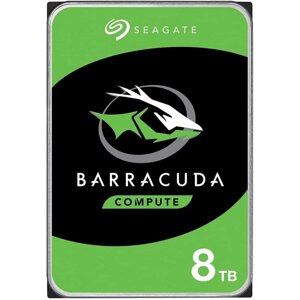 Жёсткий диск Seagate ST8000DM004 Desktop Barracuda, 8 Тб, SATA-III, 3.5"