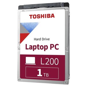 Жесткий диск toshiba SATA-III 1TB HDWL110UZSVA notebook L200 slim (5400rpm) 128mb 2.5"