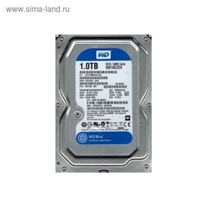 Жесткий диск WD WD10EZEX caviar blue, 1тб, SATA-III, 3.5"