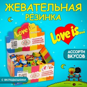 Жевательная резинка Love is "Микс", 4,2 г