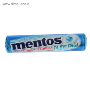 Жевательная резинка Mentos жидкий центр Мята ролл, 15,5 г.