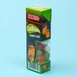 Жевательный мармелад bebeto COOL BEANS tropic MIX, 30 г