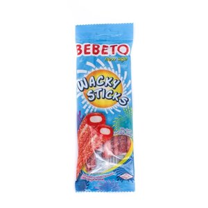 Жевательный мармелад bebeto WACKY sticks, 75 г