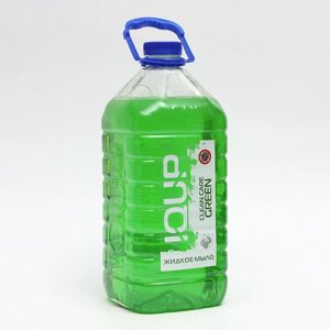 Жидкое мыло IQUP Clean Care Green, зеленое ПЭТ, 5 л