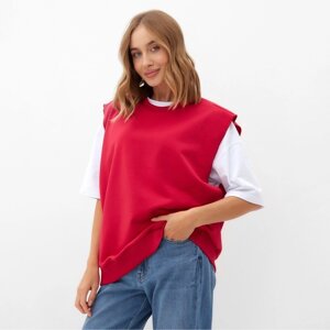 Жилет женский MINAKU: Casual Collection цвет фуксия, р-р 50-52