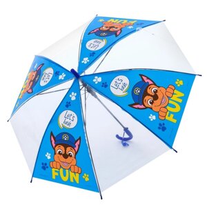 Зонт детский, Paw Patrol, 8 спиц d=86 см
