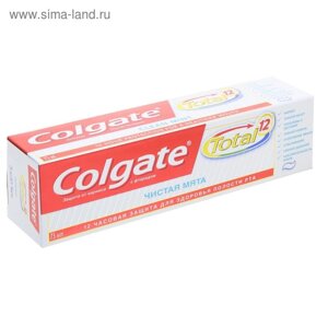 Зубная паста Colgate Total 12 «Чистая мята», 75 мл