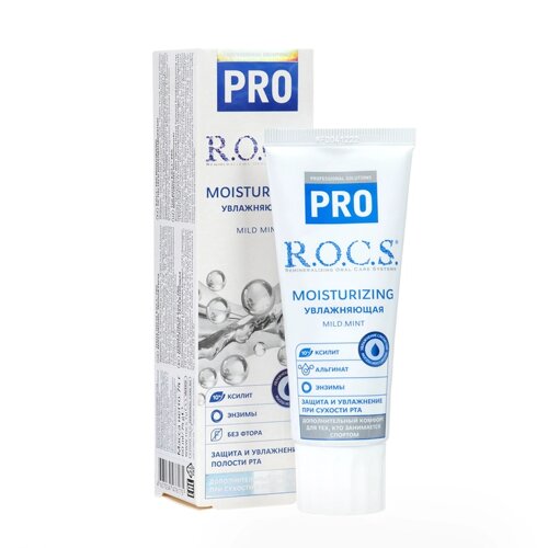 Зубная паста R. O. C. S., Moisturizing, увлажняющая, 74 г