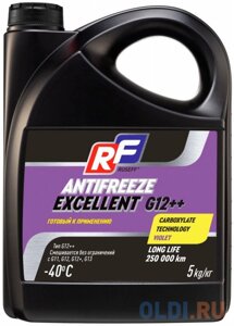 17362N ruseff антифриз antifreeze excellent G12 (5кг)