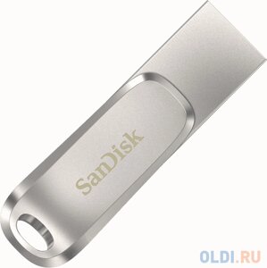 32GB USB флеш-накопитель SanDisk Ultra Dual Drive Luxe OTG , разъемы USB3.1 Type C и USB 3.1, сер