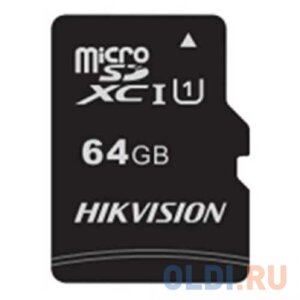 64GB Карта памяти MicroSDXC Hikvision Class 10 UHS-I V30 TLC R/W 92/30 MB/s без адаптера. 7 лет гар.