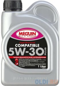 6561 Meguin НС-синт. мот. масло megol Motorenoel Compatible SAE 5W-30 Plus SP C3 (1л)