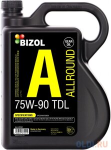 87221 BIZOL синт. тр. масло allround gear oil MTF 75W-90 GL-4/GL-5/MT-1 (5л)