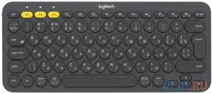 (920-007584) Клавиатура Беспроводная Logitech Wireless Bluetooth Multi-Device Keyboard K380 Dark Grey