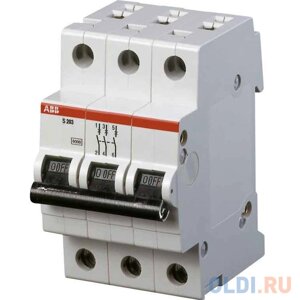 ABB 2CDS253001R0634 Автомат. выкл-ль 3-полюсной S203 C63