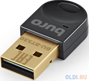 Адаптер USB buro BU-BT530 BT5.3+EDR class 1.5 20м черный