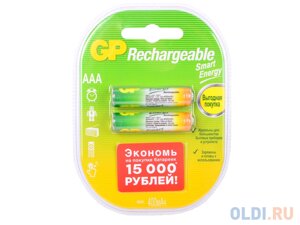 Аккумулятор GP smart energy 40aaahcsv AAA nimh 400mah 2 шт