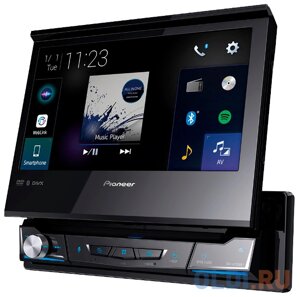 Автомагнитола CD DVD pioneer AVH-A7250BT 1DIN 4x50вт