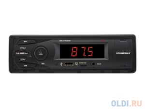 Автомагнитола soundmax SM-CCR3064F USB MP3 FM 1DIN 4x40вт черный